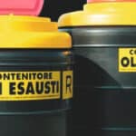 contenitori oli esausti